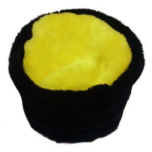 The Hayden Lane Collection American-Made Black & Yellow Faux Fur Winter Hat